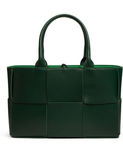 Bottega Veneta Leather Arco Tote Bag - Green