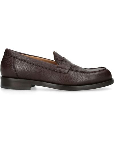 Harry's Of London Leather Astra Penny Loafers - Brown