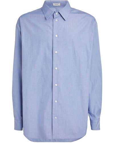 The Row Cotton Atticus Shirt - Blue