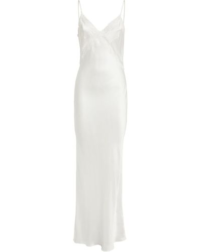 Kiki de Montparnasse Silk Maxi Dress - White