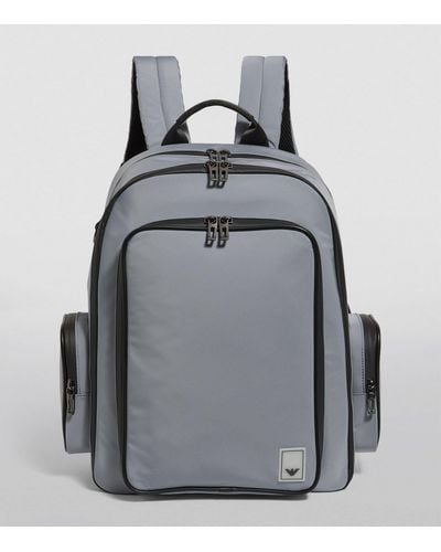 Emporio Armani Nylon Backpack - Gray