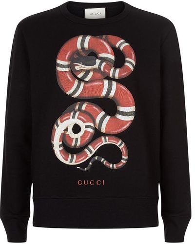 Gucci Red Snake Jumper - Multicolour