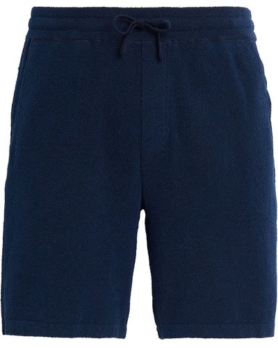 FALKE Bouclé Shorts - Blue