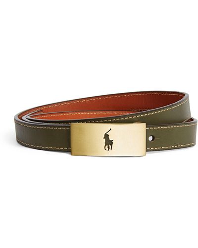 Polo Ralph Lauren Polo Id Reversible Belt - Brown