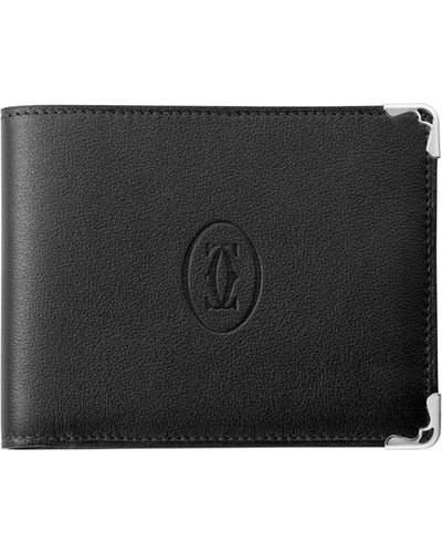 Cartier Leather Must De Wallet - Black