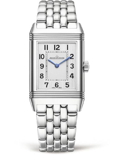 Jaeger-lecoultre Stainless Steel Reverso Classic Medium Thin Watch 24mm - Metallic