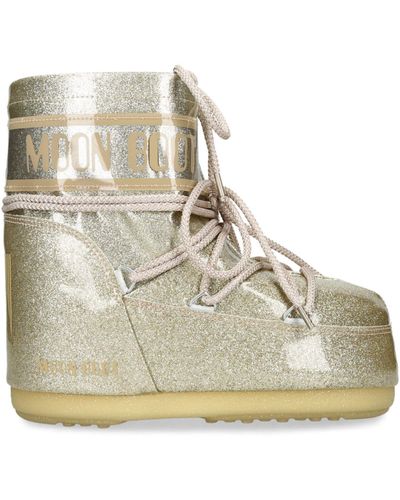 Moon Boot Glitter Icon Low S - Natural