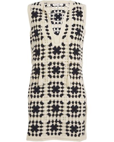 FRAME Crochet Mini Dress - White