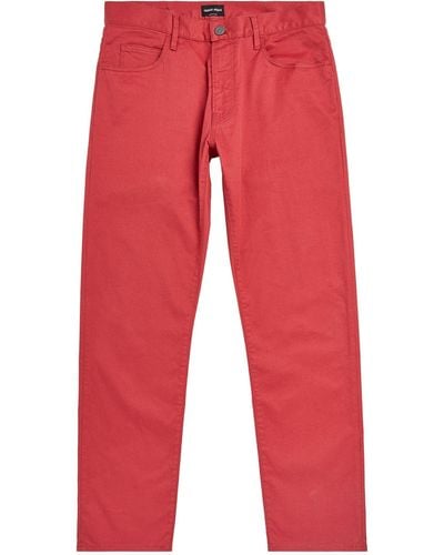 Giorgio Armani Straight Jeans - Red