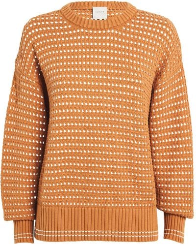 Varley Crochet-knit Fox Sweatshirt - Orange