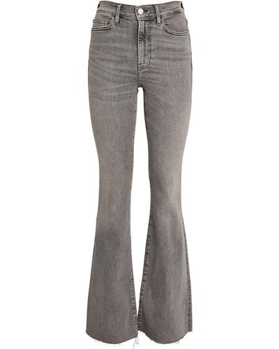 FRAME Le High Flare Jeans - Gray
