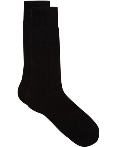 Pantherella Merino Wool Socks - Black
