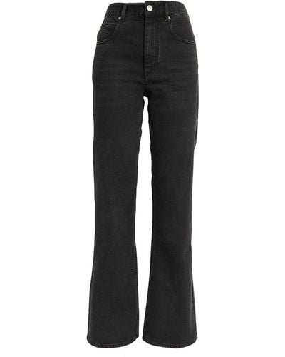 Isabel Marant Belvira High-rise Flared Jeans - Black