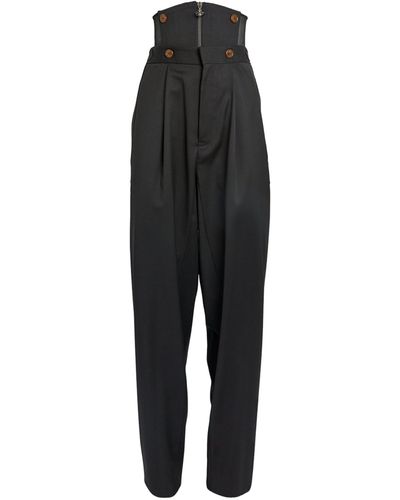 Vivienne Westwood Macca Corset Trousers - Black