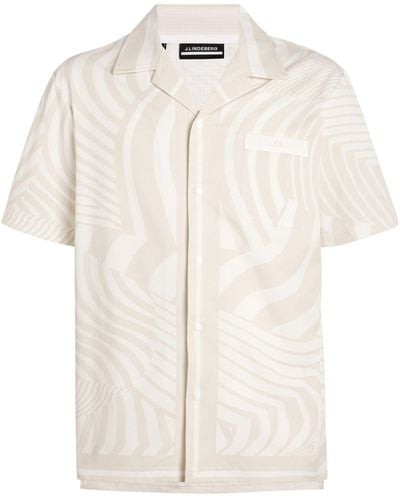 J.Lindeberg Short-sleeve Will Shirt - White