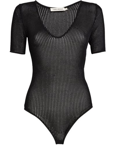 Camilla & Marc Knitted Delaney Bodysuit - Black