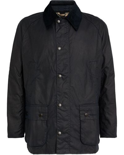 Barbour Waxed Ashby Jacket - Blue