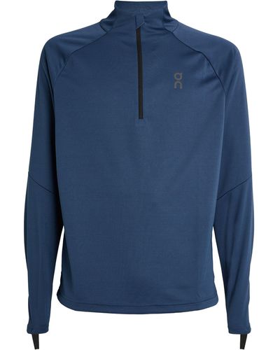 On Shoes Long-sleeve Climate Top - Blue