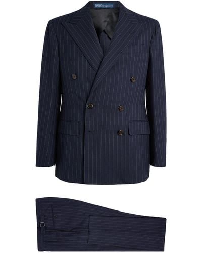 Polo Ralph Lauren Pinstripe 3-piece Suit - Blue