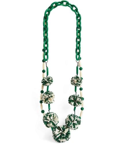 Weekend by Maxmara Long Necklace (set Of 2) - Green