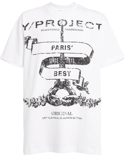 Y. Project Paris' Best Print T-shirt - White