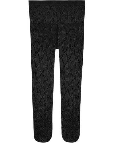 Gucci Interlocking Gg Tights - Black