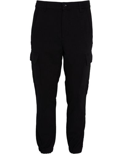7 For All Mankind Knit Cargo Chinos - Black
