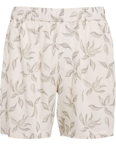 PAIGE Floral Sanda Shorts - Natural