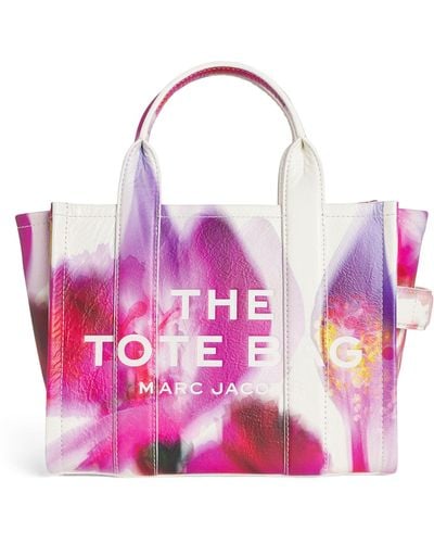 Marc Jacobs The Small Floral The Tote Bag - Purple