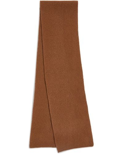 Le Bonnet Classic Lambswool Scarf - Brown