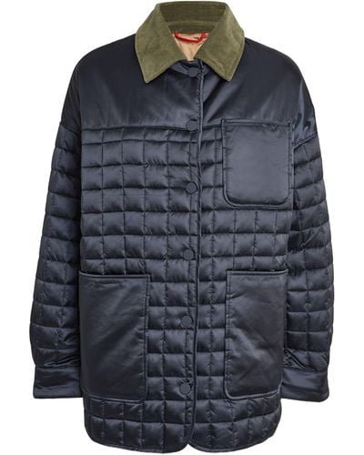 MAX&Co. Reversible Quilted Jacket - Blue