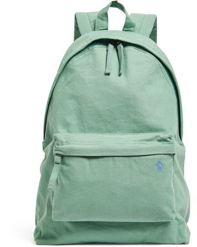Polo Ralph Lauren Canvas Polo Pony Backpack - Green