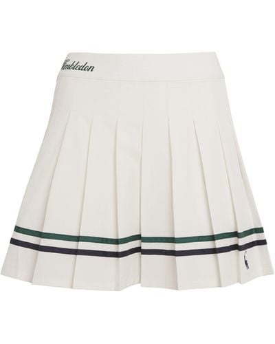 Polo Ralph Lauren X Wimbledon Pleated Skort - White
