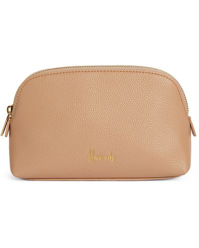 Harrods Oxford Cosmetic Bag - Natural