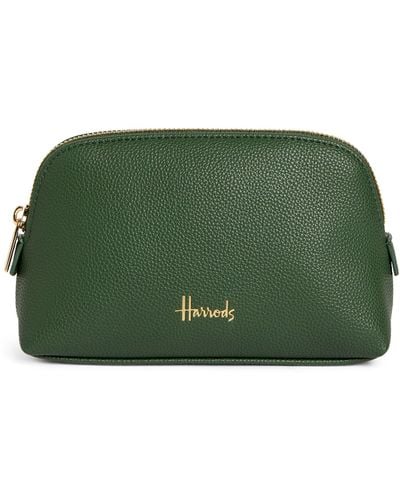 Harrods Oxford Cosmetic Bag - Green