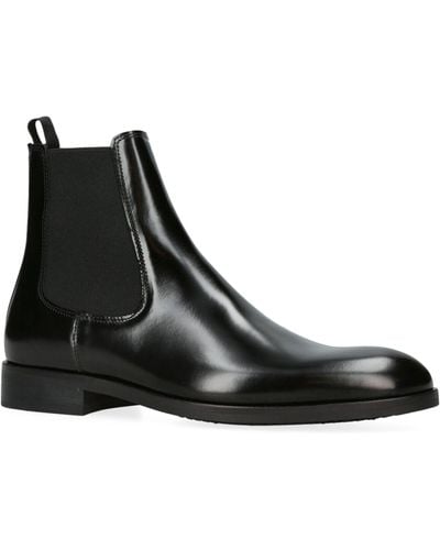 Kurt Geiger Leather Hunter Chelsea Boots - Black