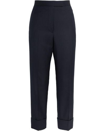Thom Browne Cropped Tailored Pants - Blue