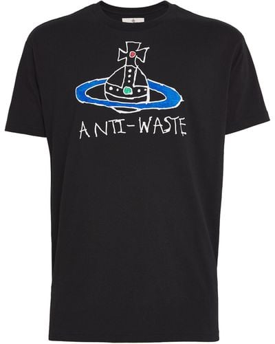 Vivienne Westwood Cotton Anti-waste T-shirt - Black