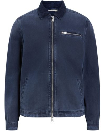 AllSaints Organic Cotton Rothwell Jacket - Blue