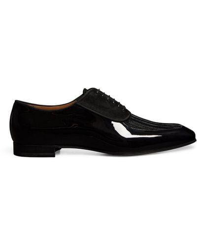 Christian Louboutin Lafitte Leather Oxford Shoes - Black