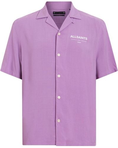 AllSaints Access Short-sleeve Shirt - Purple