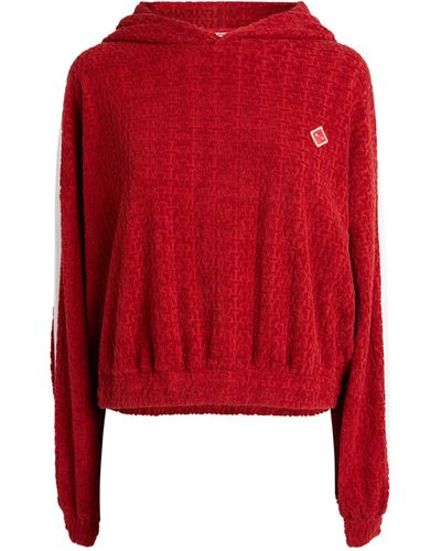 The Upside Cropped Collegiate Gia Hoodie - Red
