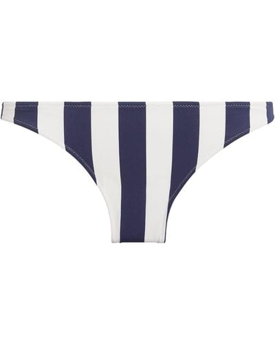 Melissa Odabash Striped Ponza Bikini Bottoms - Blue