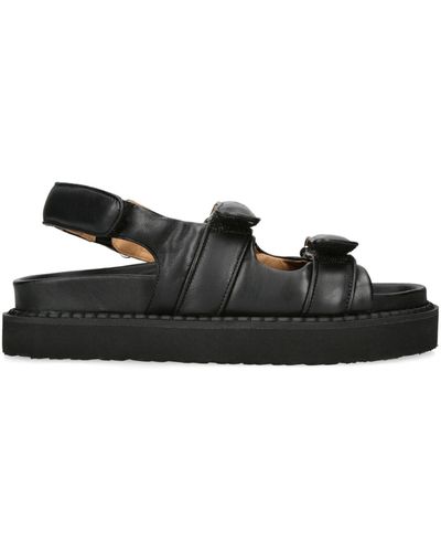 Isabel Marant Leather Madee Sandals - Black