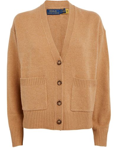 Polo Ralph Lauren Wool-blend Cardigan - Natural