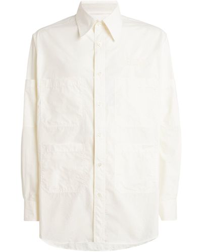 MM6 by Maison Martin Margiela 6-pocket Long-sleeve Shirt - White