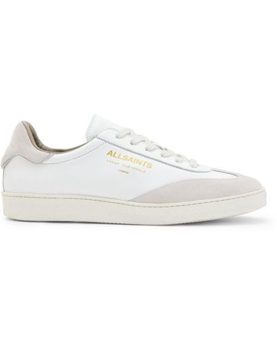 AllSaints Leather Thelma Trainers - White