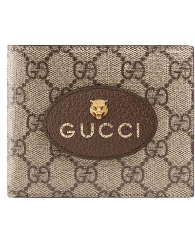 Gucci Neo Vintage Gg Supreme Wallet - Metallic