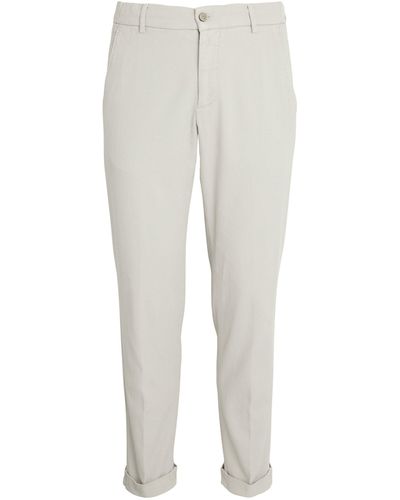 Marco Pescarolo Cotton-cashmere Corduroy Trousers - White