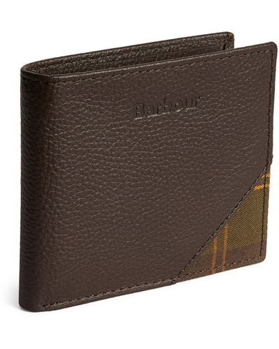 Barbour Leather Tarbert Bifold Wallet - Brown